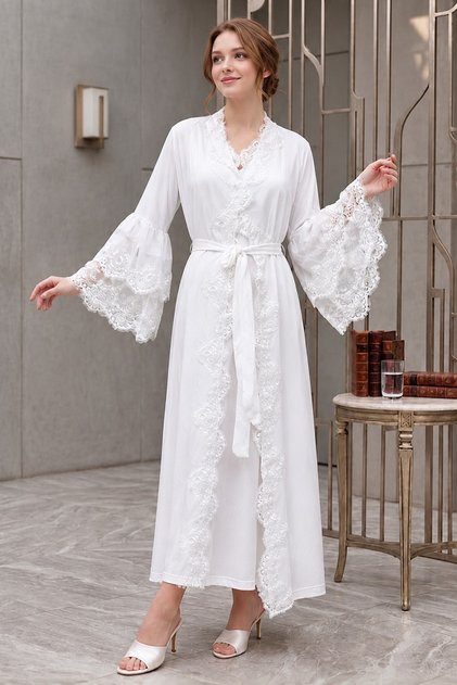 طقم ثوب نوم نسائي من ميكيت 6410 إكرو