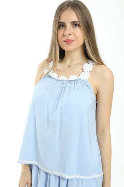 Solid Spaghetti Straps Top