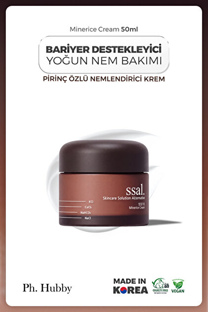 Seramid Krem Pirinç Özü & Panthenol İçeren Bariyer Onarıcı Yoğun Nemlendirici Yüz Kremi 50 ml