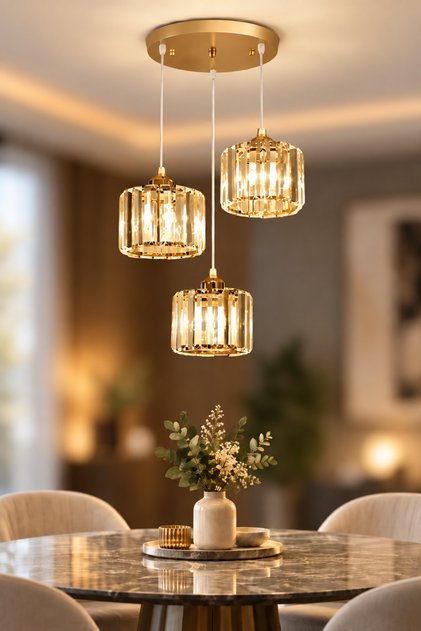 Dolunay 3'lü GOLD Y-12 Kristal