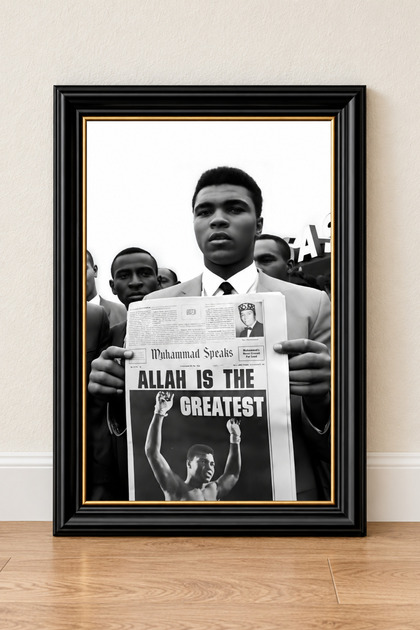 Muhammed Ali – Allah Is The Greatest Özel Baskı Tablo