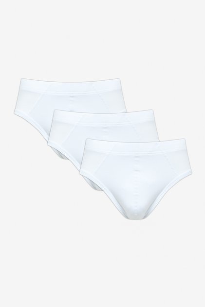 Erkek Basic Tape White 3lü Slip