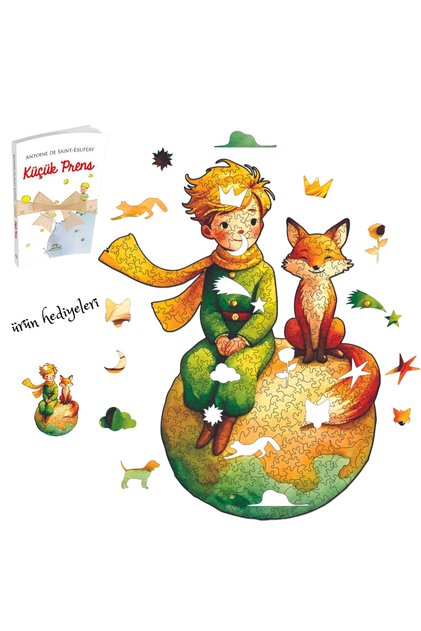 Küçük Prens - Özel Figürlü Ahşap Yapboz - Konsept Tasarım Puzzle