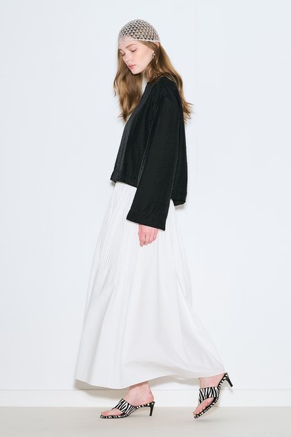 Wide Sleeve Dressy Bluse Black