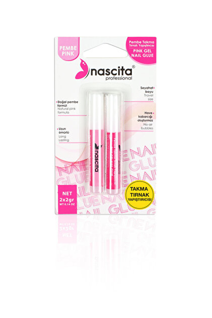 Takma Tırnak Yapıştırıcısı Pembe Güçlü Tutucu NASNAILGLUE04