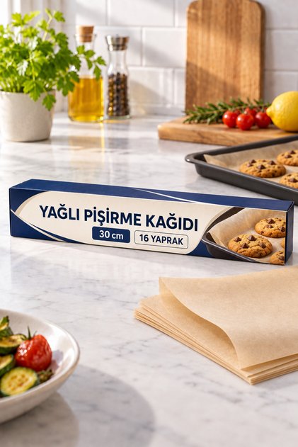 8 Meters Greaseproof Baking Paper (Fireproof Paper Oven Tray Paper)