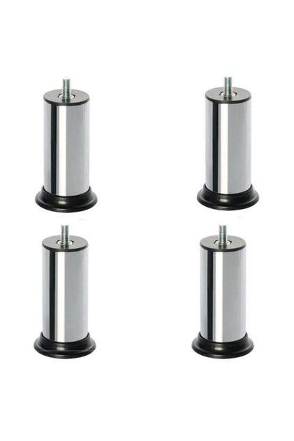 Robot Süpürge Uyumlu Koltuk Baza Ayağı Metal Civatalı Metrik Diş 10mm (4 Adet) 10 Cm