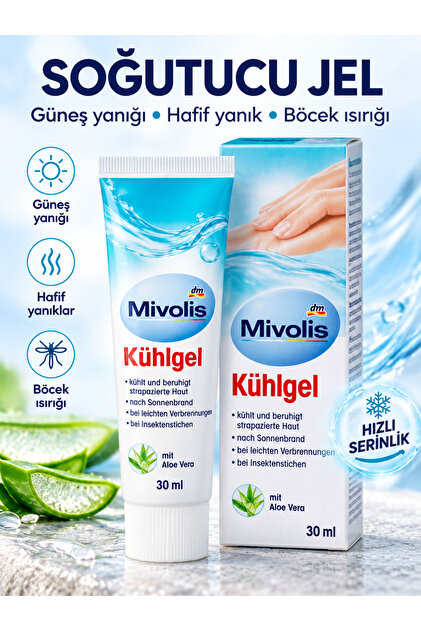Kühlgel Yanık ve Güneş Yanığı İçin Soğutucu Jel 30 ml – Böcek Isırığı Rahatlatıcı