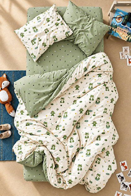 Pepe 100% Cotton Ranforce Single Child Duvet Cover Set
