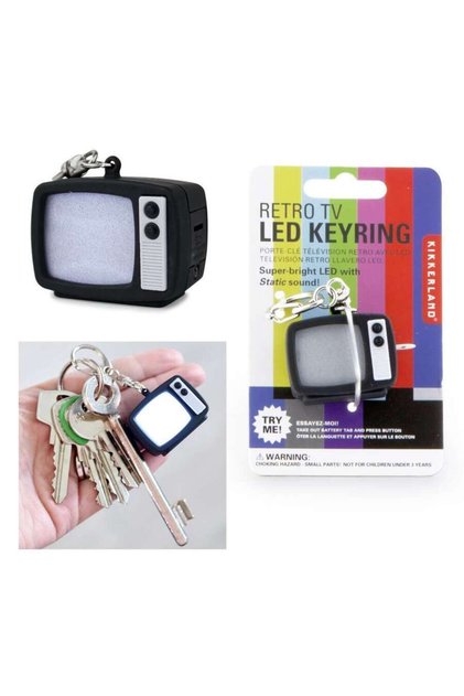 RETRO TV LED KEYCHAIN Işıklı ve Sesli Anahtarlık