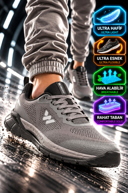 Smoked Memory Sole Imported Mesh Lightweight Flexible Men's Sports Shoes Relaxon m