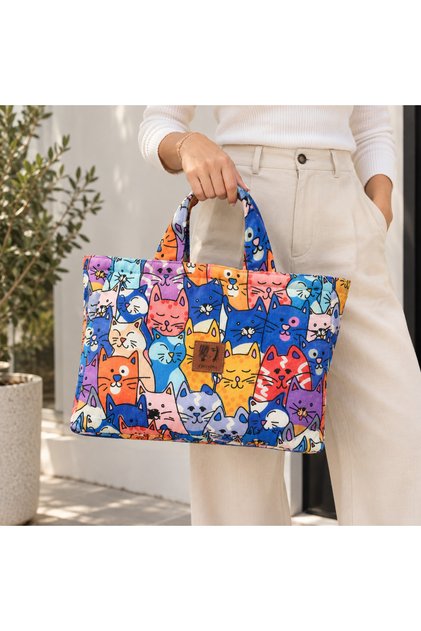 Cats Canvas Hand and Shoulder Bag