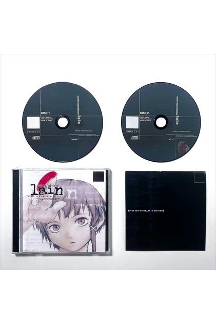 2pcs Game CD PS1 Game Serial Experiments Lain 2pcs Copy CD Kato Juri Cosplay Optical Driver Unlock P
