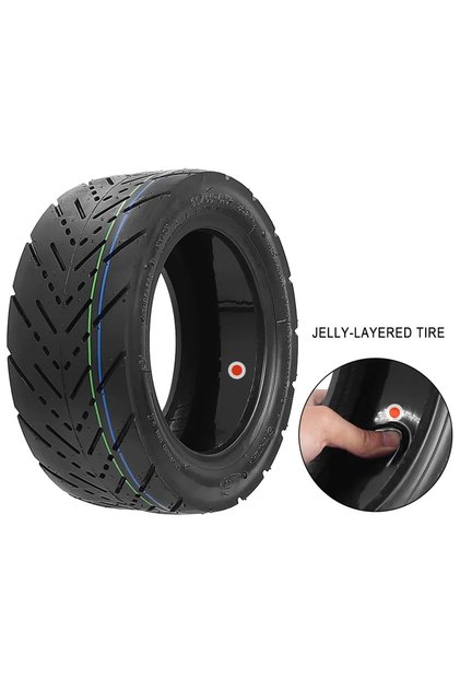 A with glue 11 Inch Vacuum Tire 90/65-6.5 Self-healing Tyre Tubeless Tire with Glue for Kaabo Wolf W
