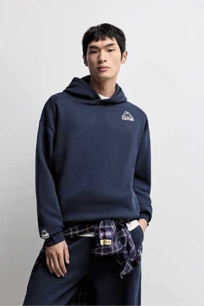 ERKEK Kappa Culture x kapüşonlu sweatshirt