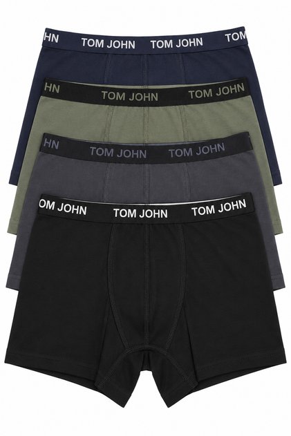 Men's Boxer 4 Pack Lycra Modal - Cotton Mix