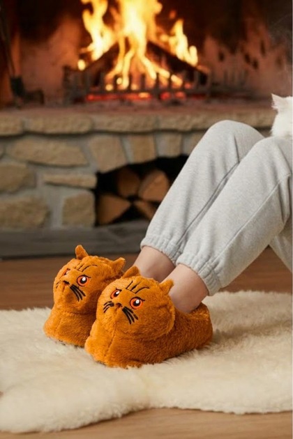 Antarctica 1-Day Indoor Non-Slip Silicone Sole Comfortable Orthopedic Warm Soft Animal Concept Sweet Slippers
