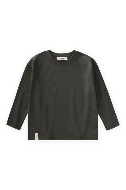 Mevsimlik Basic T-Shirt 8-12 Yaş Haki Yeşil