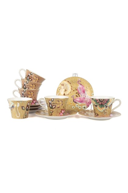 Peony Set of 6 Coffee Cups 90Cc