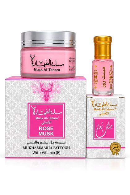 Rose Mi̇sk 6 ml + Rose Mi̇sk Muhmariya Moisturizing and Perfumed Cream 50ml