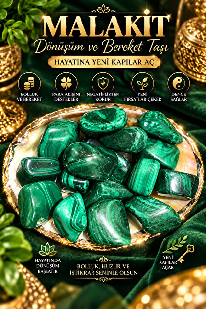💚 Bolluk 💰Bereket ♻️Dönüşüm MALAKİT TAŞI