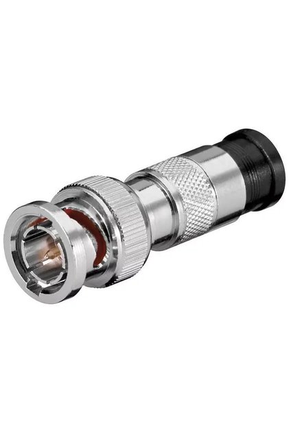 Mufa BNC tata 75ohm compresie RG6 7mm pin aurit 12039