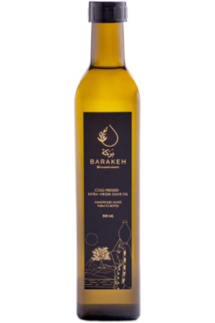 Barakeh Extra Virgin Olive Oil 500ml - Cold Pressed, Farm to Bottle