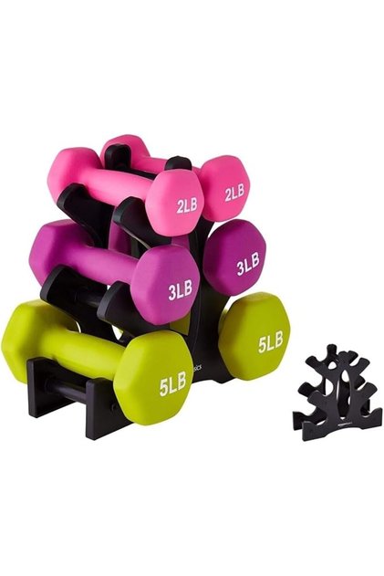 Dumbbell Rack, Weight Rack for Home Gym, Weight Tree Rack, Dumbbell Rack Stand, 3 Tier Metal
