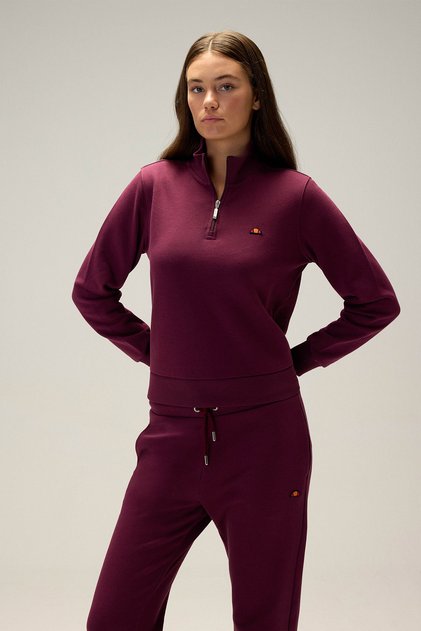Women's Half-Zip Sweatshirt 5Wf3557-Brd