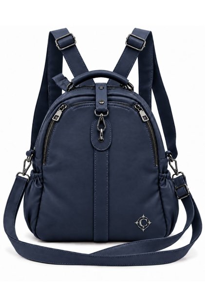Women's Imported Leather Multi-Section Shoulder and Backpack Bag (Size 34X28)