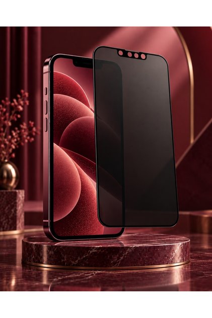 واقي شاشة خصوصية من السيراميك غير اللامع لهاتف iPhone 13 / 13 Pro - حماية كاملة للشاشة ضد التجسس، مقاوم للخدوش، مضاد لبصمات الأصابع، وملمس ناعم