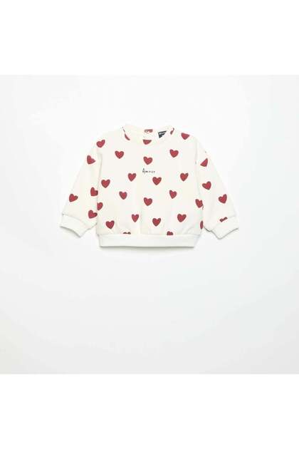 Long-Sleeved Sweatshirt White