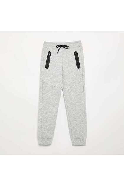 Jogger Pants With Pockets Grey