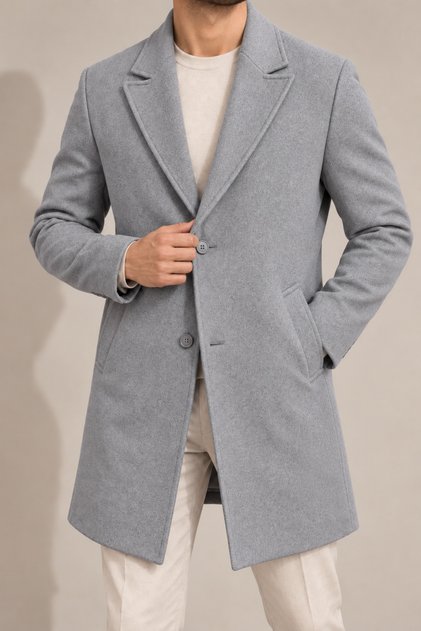 Men's Classic Cut Stamp Coat