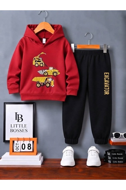 Winter Children's Tracksuit Unisex. Excavator