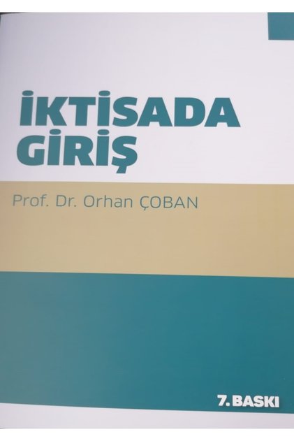 İktisada Giriş / Orhan Çoban / 7.Baskı