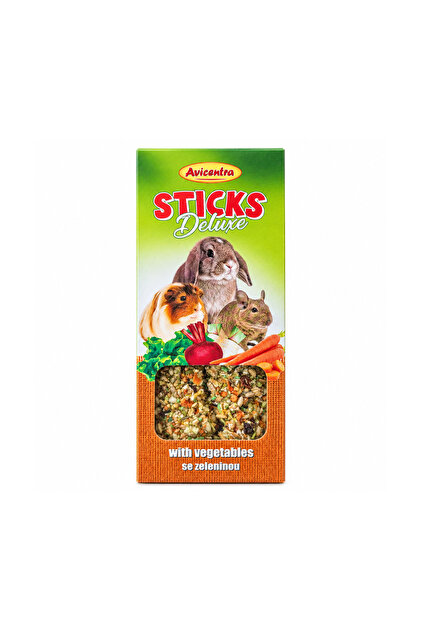 Deluxe Treat Sticks with Vegetables for Rabbits, Guinea Pigs & Small Herbivores - 110 g