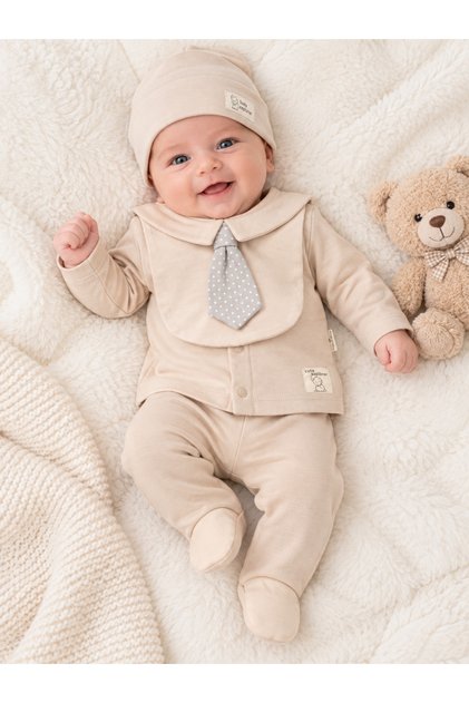 Baby Boy Newborn Set with Tie