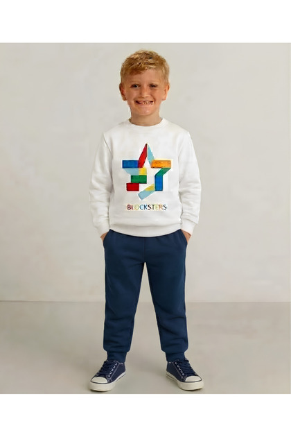 Lego Star Patterned Boys' 3-Stripes Tracksuit Set
