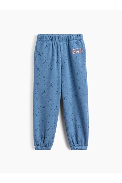 Kız Bebek Mavi VintageSoft Logo Jogger Eşofman Altı