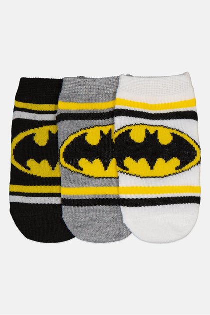 Toddlers Boy 3 Pairs Graphic Print Socks, Multicolor