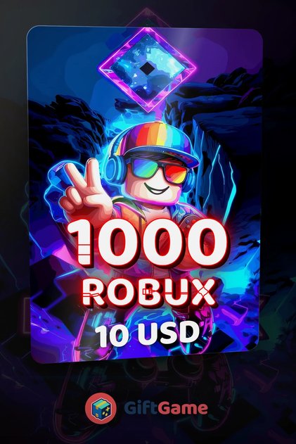 1000 Robux Cüzdan Kodu - 10 USD / Sadece USD Hesap