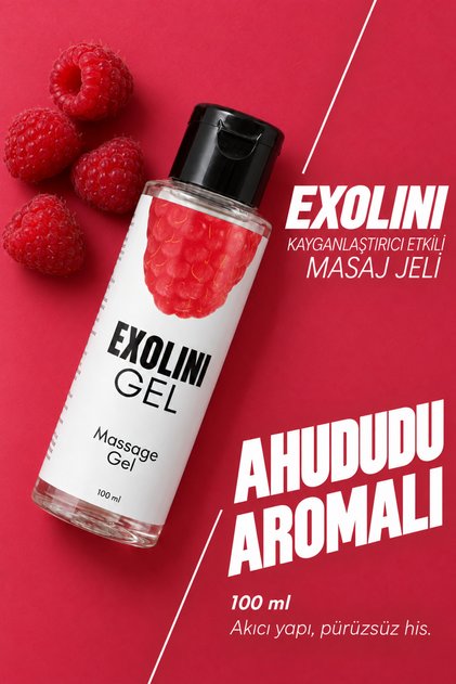 Ahududu Aromalı Su Bazlı Kayganlaştırıcı Etkili Masaj Jeli 100 ml