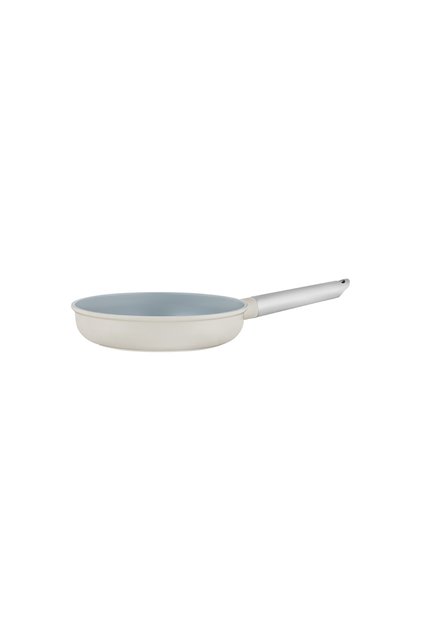 Vincenzo Cast Aluminum Frying Pan - Gray/Beige - 24 cm