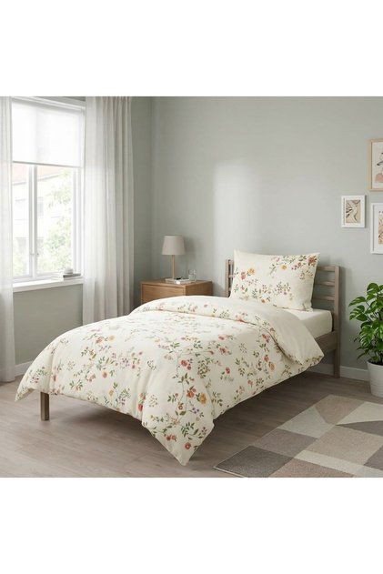 New Season Ranforce Cotton Single Bedding Set Vanezi̇a White