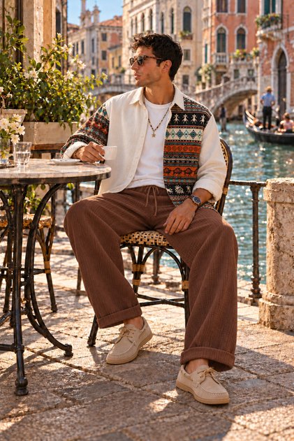 Digital Printed Linen Shirt