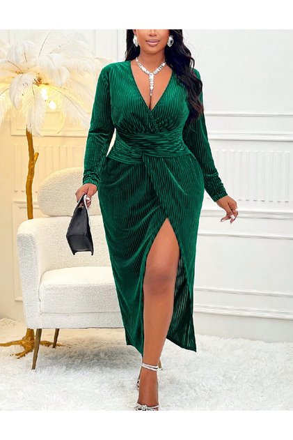 Rochie medie, Verde