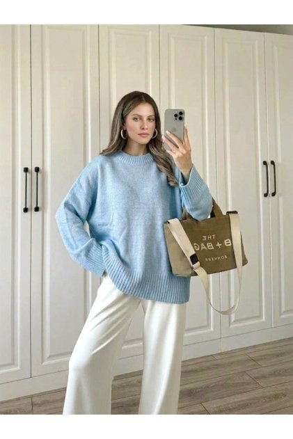 Pulover basic oversize
