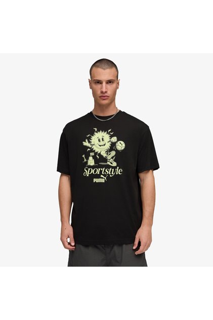 Graphic Men's Black T-Shirt