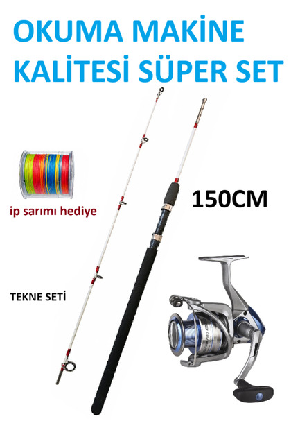 Safina Pro 6000 3+1 bb Olta Makinesi+Truva 150 cm 2 parça dolgu tekne seti
